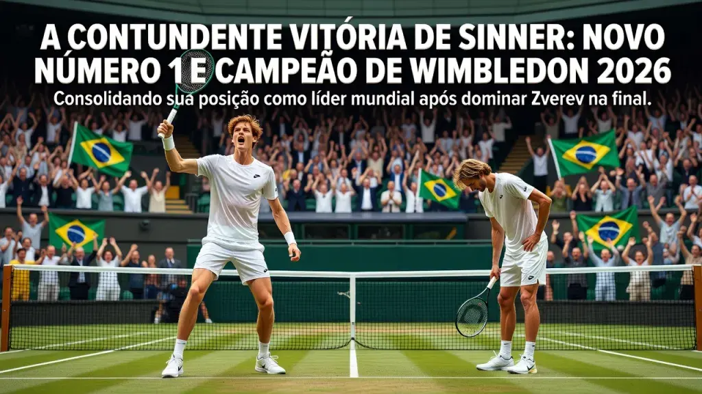 La contundente victoria de Jannik Sinner sobre Alexander Zverev en la final no solo le aseguró el título de Wimbledon en 2026, sino que también consolidó su posición como número uno del mundo.
